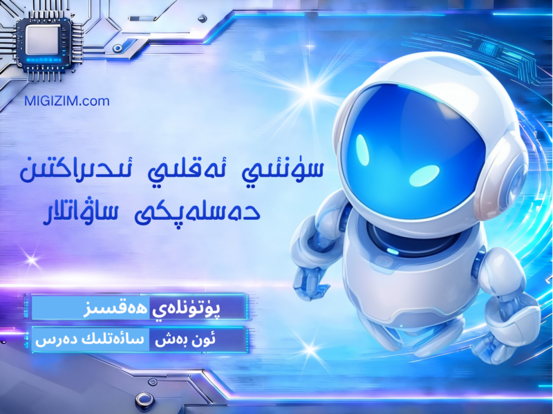 سۈنئىي ئەقلىي ئىدىراك ئاممىۋى دەرسلىكى-migizim
